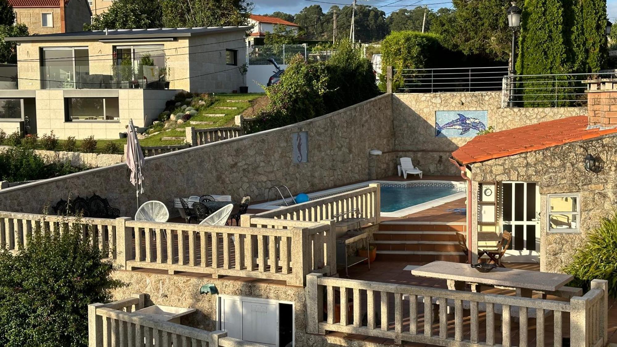 Vila Casa Abuela Julia Poio Exteriér fotografie